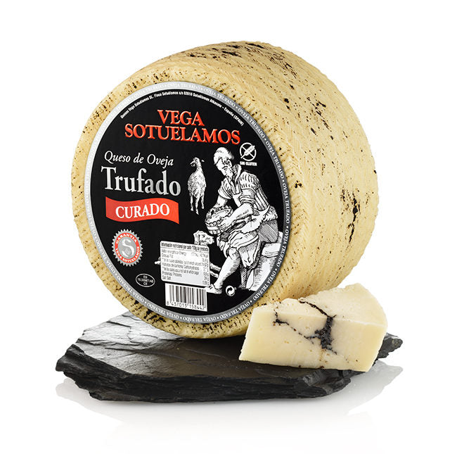 Queso puro de oveja con trufa (29,90€/kg)